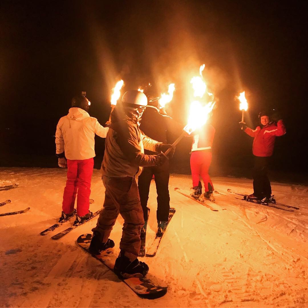 soirée au chalet